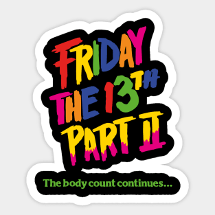 Friday 13th Sticker